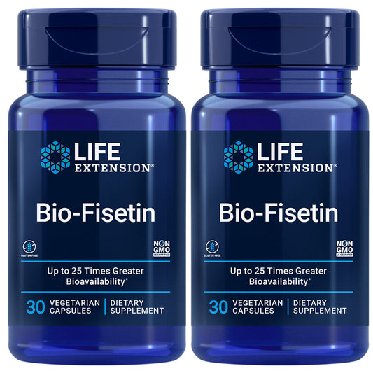 Life Extension Bio-Fisetin | Cellular Health, Cognition & Longevity | 60 Capsules (2x30)