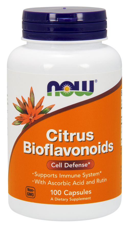 NOW Foods Citrus Bioflavonoids 1400mg 100 Caps Sophora japonica/Rutin/Kosher