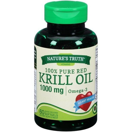 Krill Oil 1000mg 60 Softgels | Omega 3, EPA, DHA, Astaxanthin