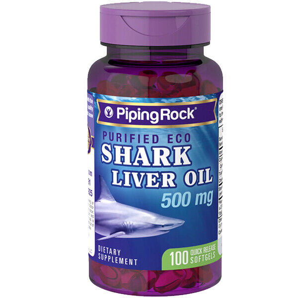Ultra Shark Liver Oil 500MG 100 gels ecoMarine Shark Liver Oil/Alkylglycerols