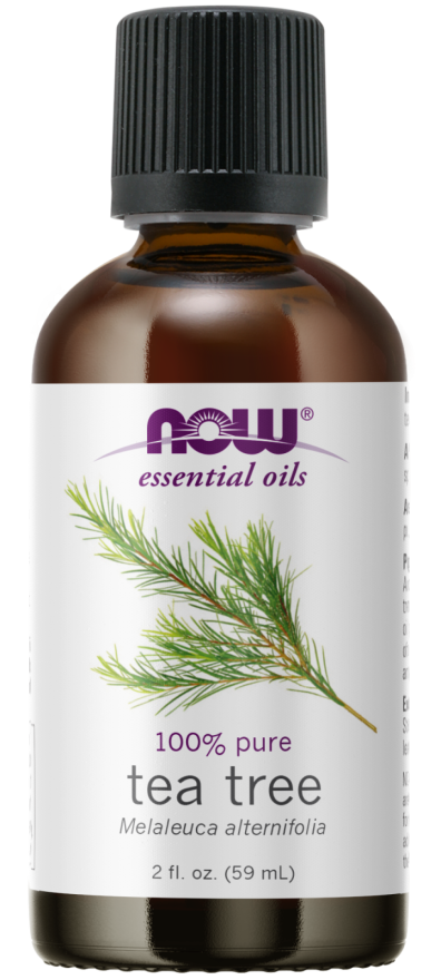 Tea Tree 100% Pure 2oz NOW Foods Essential Oils Warm Spicy Aroma