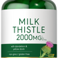 Milk Thistle, Dandelion & Yellow Dock 2000mg 180 Pills Non GMO/Gluten Free