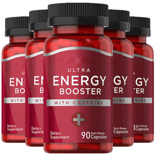 Ultra Energy Booster 5X90 Caps Ginseng/Guarana/Gotu/Bee Pollen Piping
