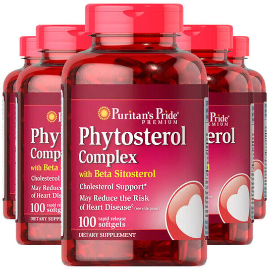 Plant Sterols 1000mg Complex w/ Beta Sitosterol (per serv) 5x100gels Phytosterol