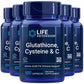 Life Extension L-Glutathione, Cysteine & Vitamin C – 5×100 Caps (500 Total) | Setria® Glutathione | Triple-Action Antioxidant & Liver Support