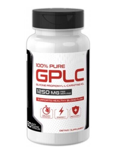 GPLC 1250 mg 60 Caps Non-GMO, Gluten Free Glycine Propionyl-L-Carnitine/CoQ10