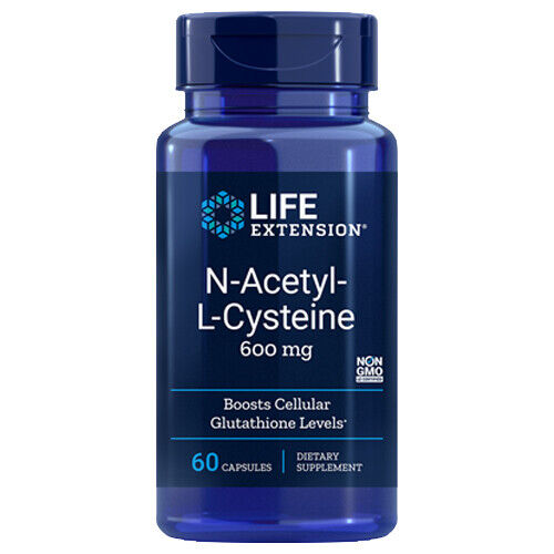 Life Extension NAC N-Acetyl Cysteine 600mg | Glutathione Precursor | 60 Capsules