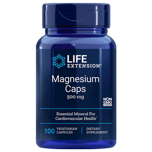 Magnesium Caps 500mg 100 Caps oxide/citrate/ Life Extension