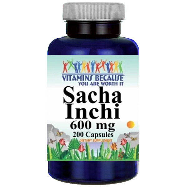 Sacha Inchi 600mg 200 Caps Plukenetia volbills