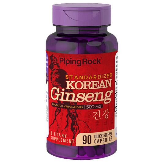 Full-Spectrum Korean Red Ginseng Root Panax 500mg 90 Caps