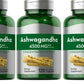 Ashwagandha 4500mg 3X120 Caps and Bioperine Ayurvedic Herb