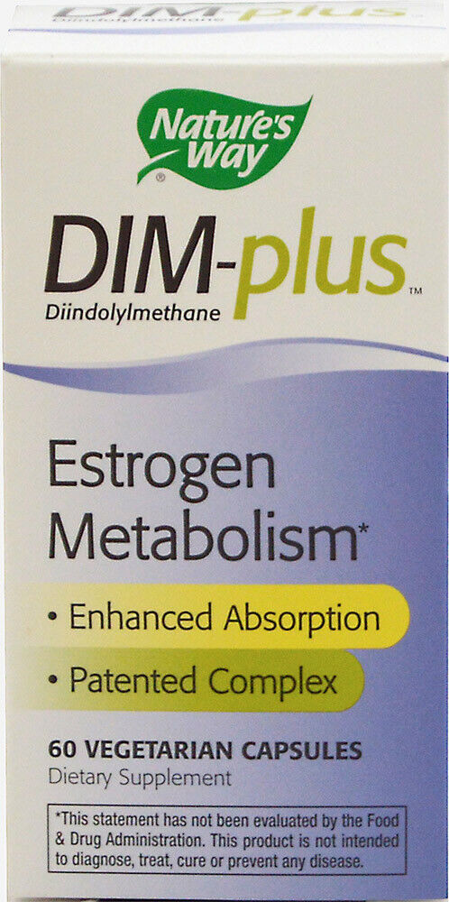 Nature's Way DIM-Plus Diindolylemethane Estrogen Metabolism Vegetables 60 caps