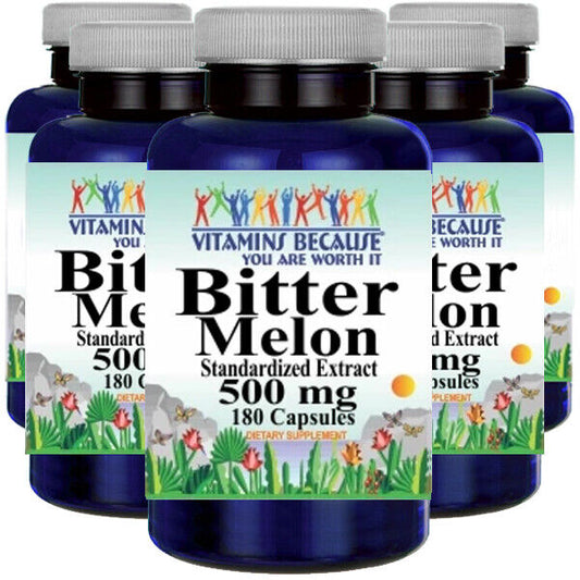 Bitter Melon Standardized Extract 500mg 5X180 Caps Synephrine