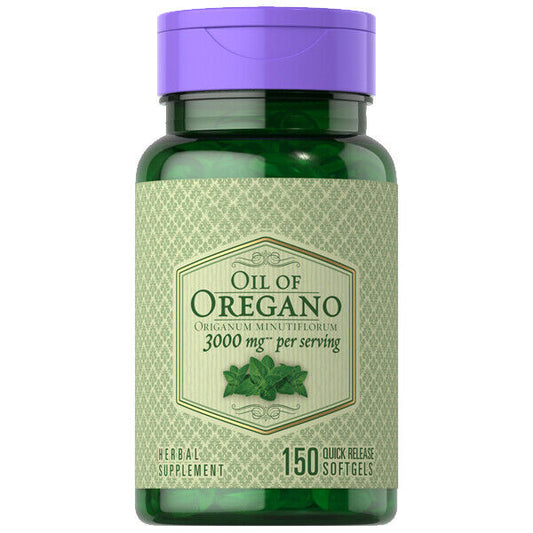 Oil of Oregano Extract 3000mg/4000mg 150 Liquid Capsules by Piping Rock