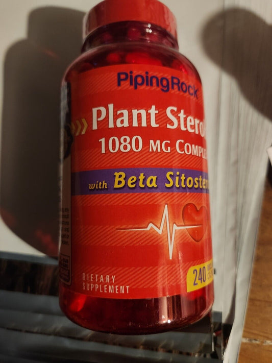 Plant Sterols 1080mg Complex w/ Beta Sitosterol (per serving) 240 caps