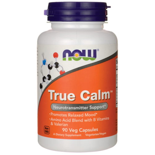 NOW Foods True Calm 90 Caps TRAACS/Magnesium Glycinate/Inositol/Gaba/Niacinamide