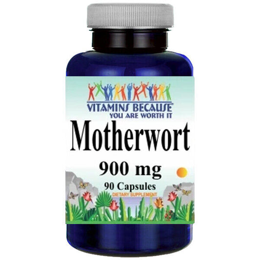 Motherwort 900mg 90 Caps Leonurus Cardiaca Lion's Tail