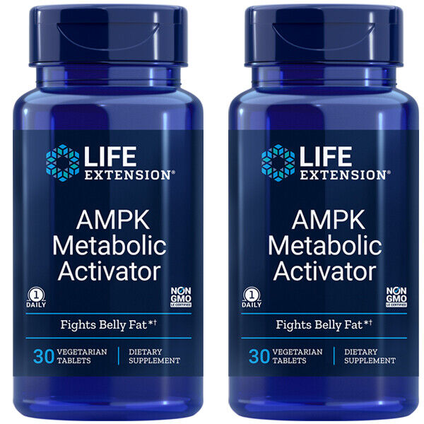 Life Extension AMPK Metabolic Activator | Hesperidin & Gynostemma | 2x30 Veg Tablets