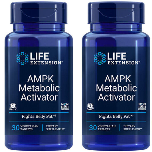 Life Extension AMPK Metabolic Activator | Hesperidin & Gynostemma | 2x30 Veg Tablets