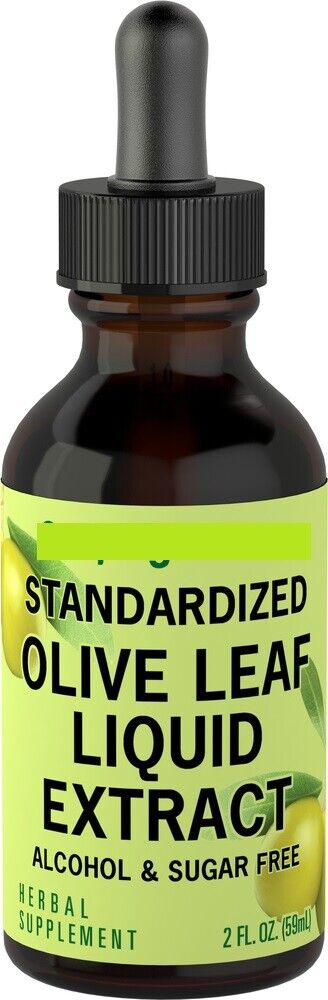 Liquid Olive Leaf Extrac 2000mg 2oz Alcohol and Sugar Free Oleuropein Herbal