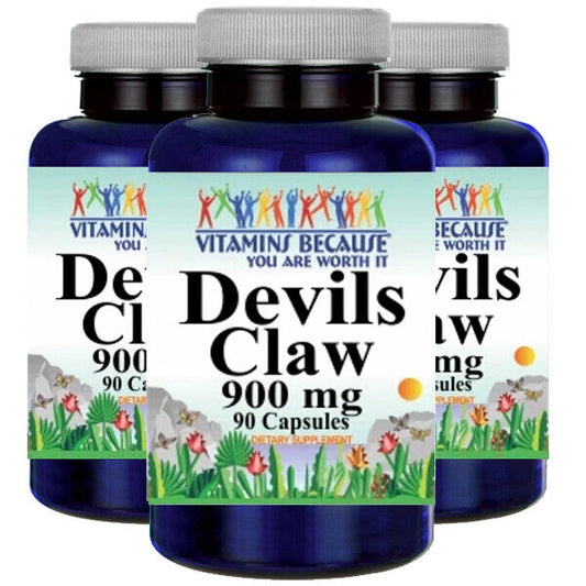 Devil's Claw Root 900mg 3X90caps Harpagophytum procumbens