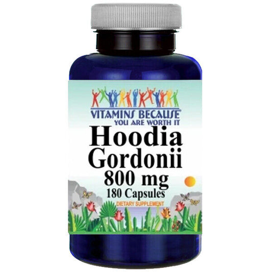Hoodia Gordonii Extract 800mg 180 Caps Natural Whole Herb