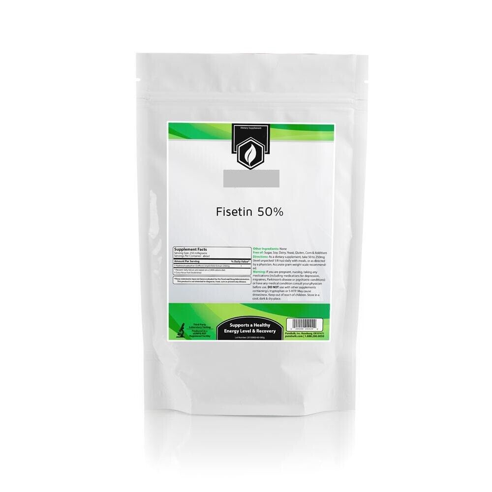 Premium Fisetin 150mg 30 Servs 10gram Bulk Bag from 300mg Cotinus Coggygria