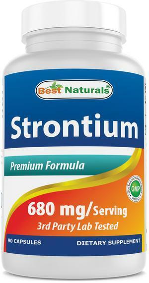 Strontium 680mg Gluten-Free/No Preservatives 90 Caps