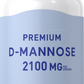 D-Mannose 2100 mg Highest Potency 120 Caps