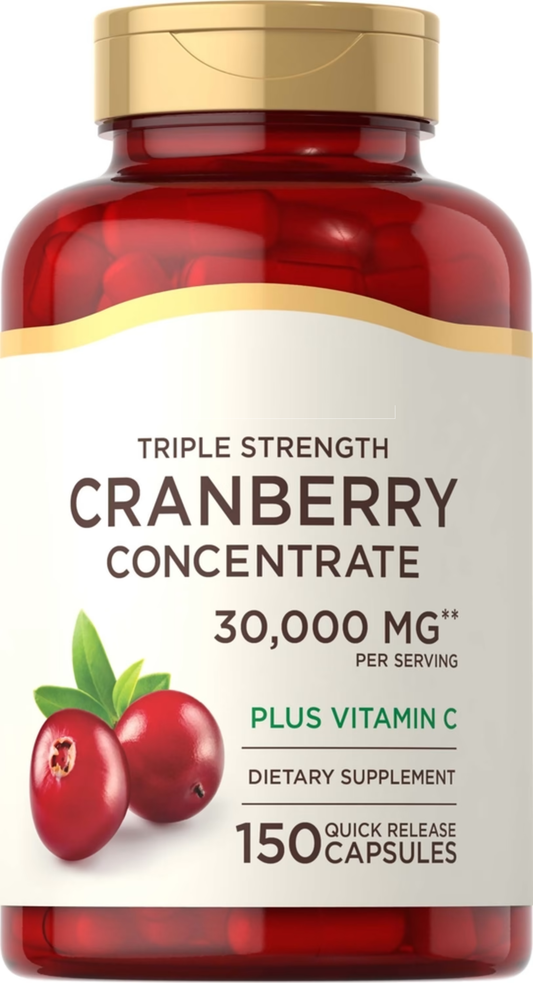 Ultra Triple Strength Cranberry 30,000mg Plus Vitamin C 150 Caps
