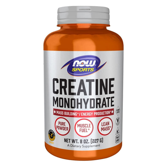 Now Foods Creatine Monohydrate 5000mg Powder 8oz Kosher/Non GMO/Vegan